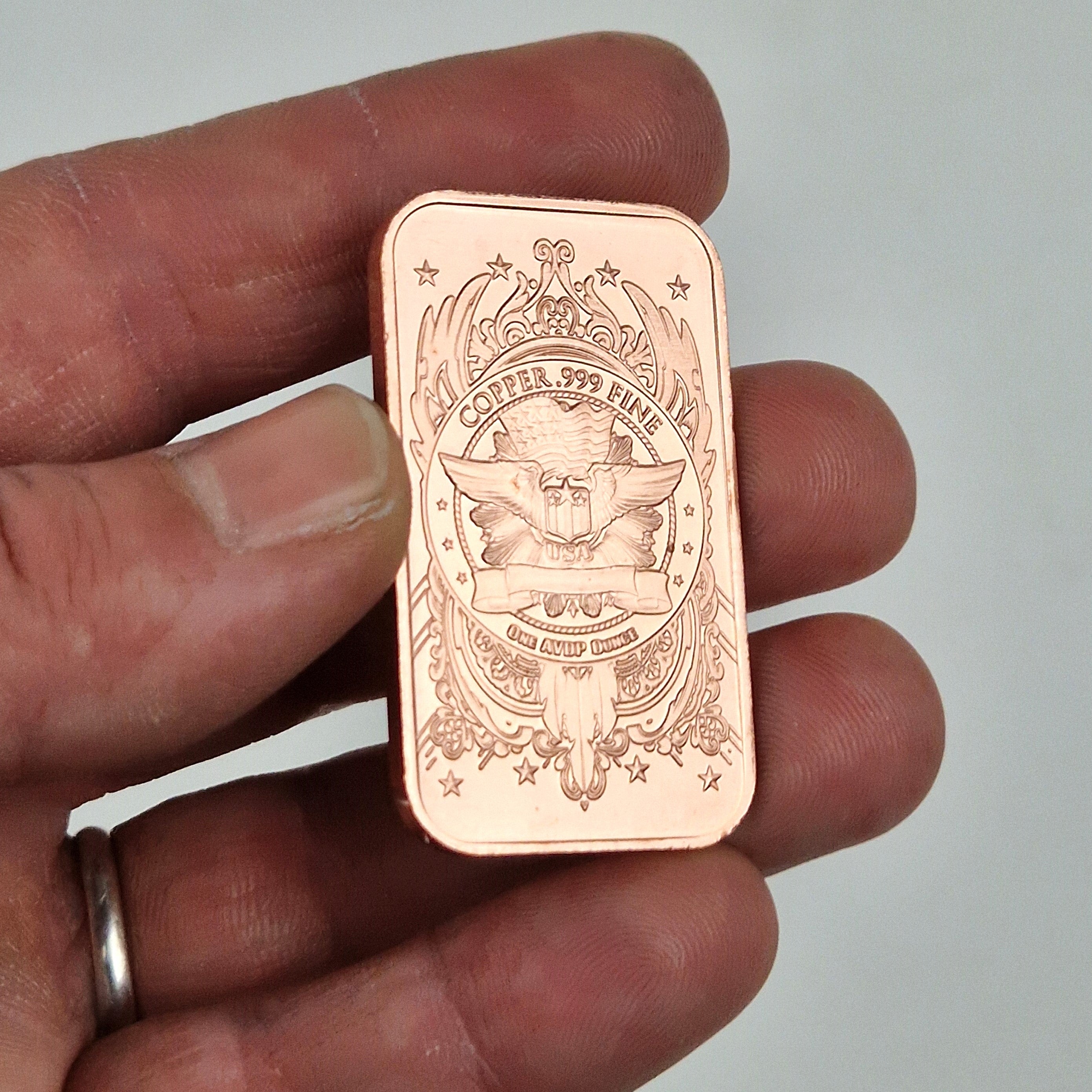 Lingotin Cuivre Pur 1 Oz