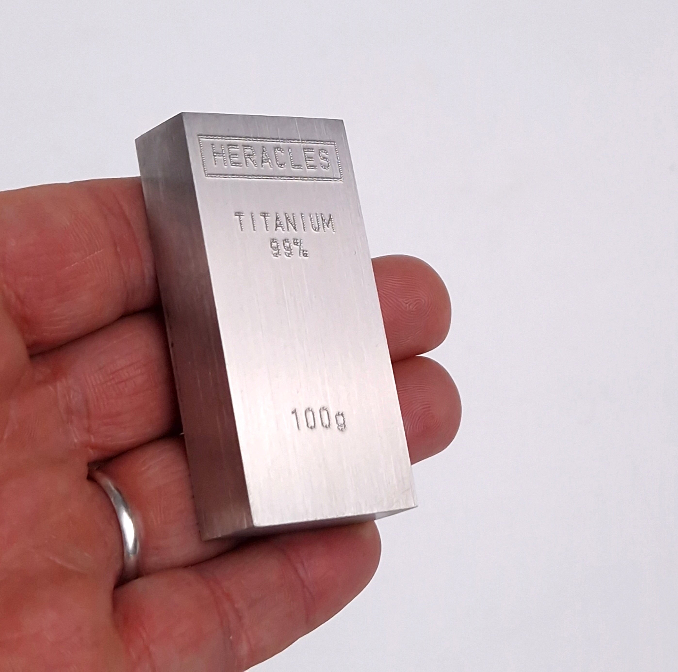 Lingotin TITANE Pur 99% 100g