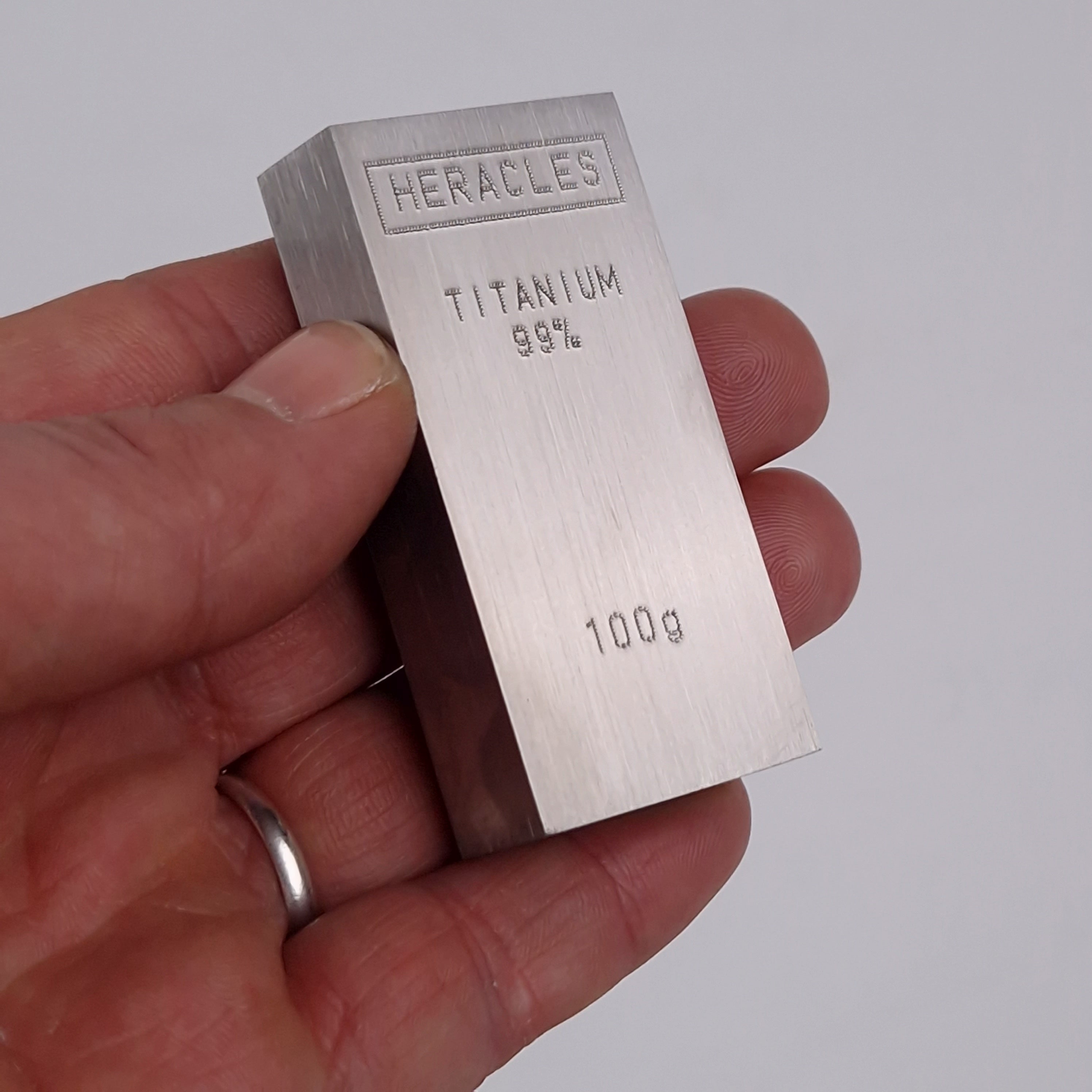 Lingotin TITANE Pur 99% 100g