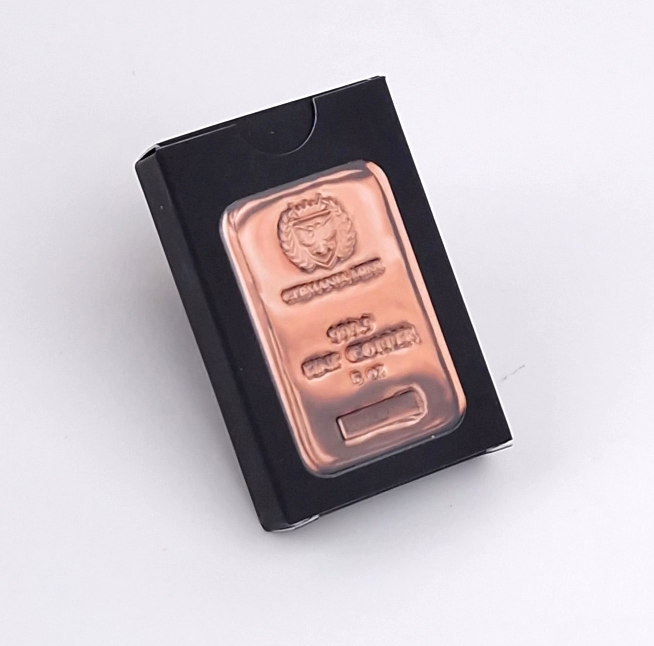 Lingotin 5 oZ Cuivre Pur 999. Germania Mint