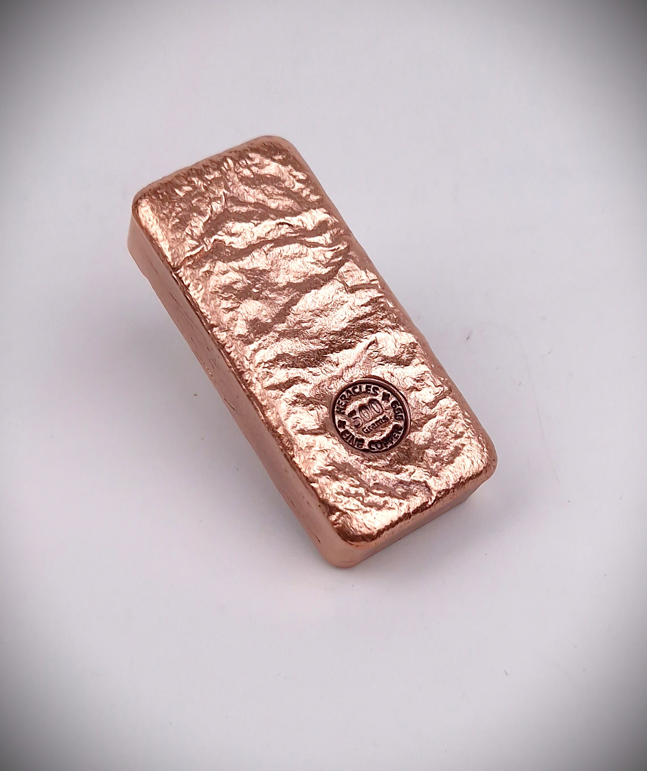 Lingot 500 g CUIVRE 999. Brut