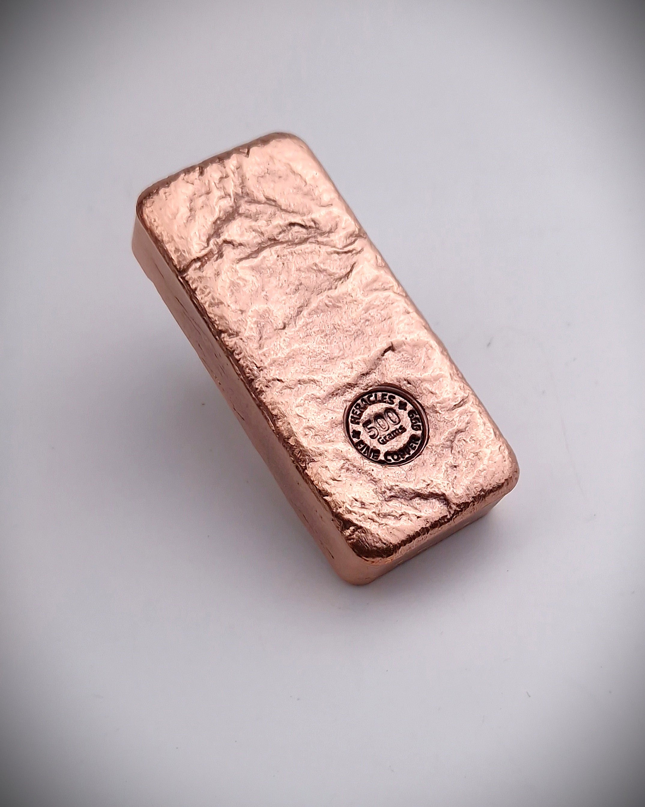 Lingot 500 g CUIVRE 999. Brut