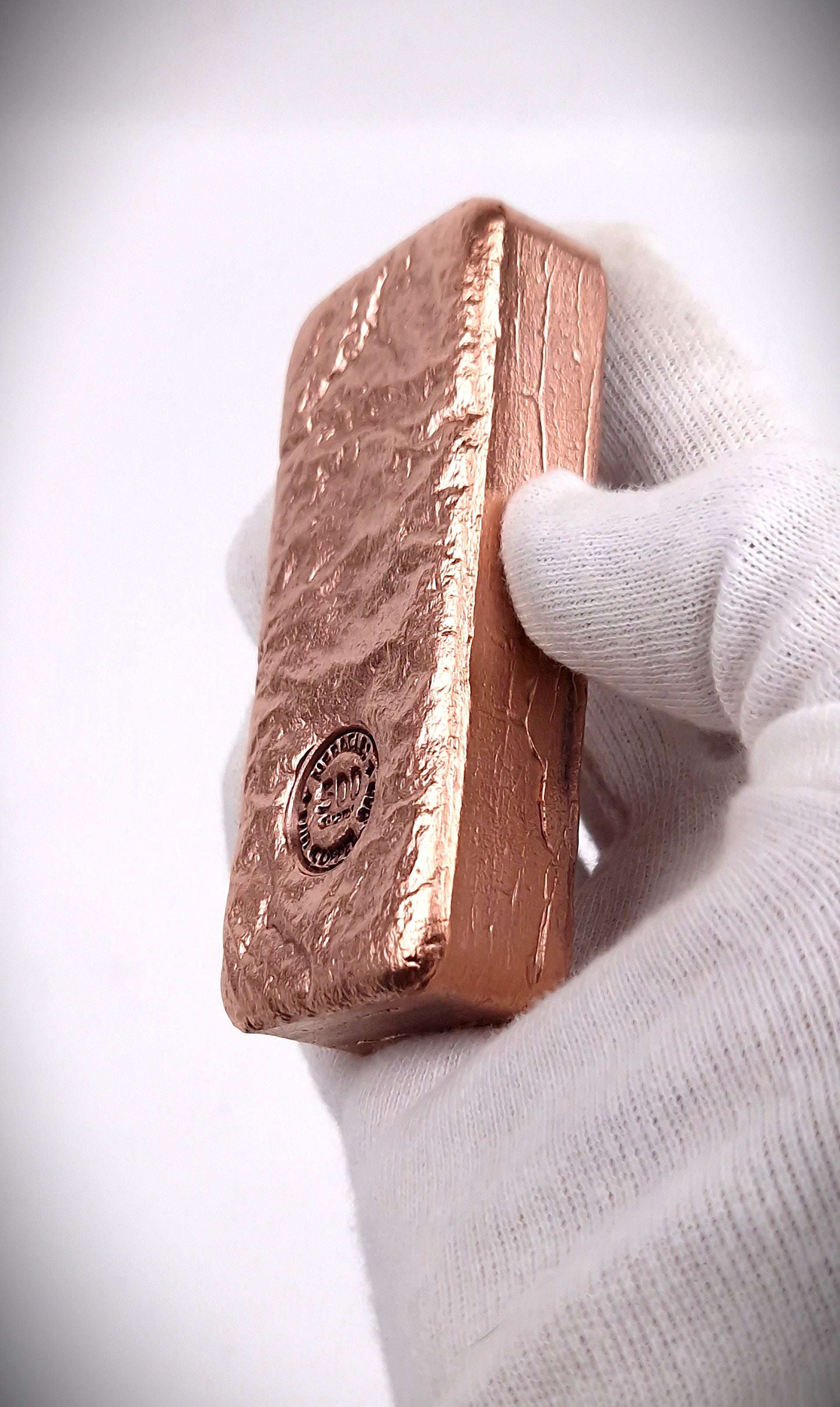 Lingot 500 g CUIVRE 999. Brut