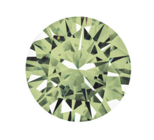 Lingotin 100g cuivre pur zircon vert