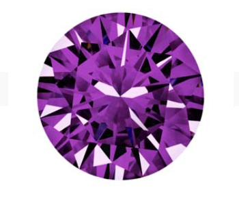 Lingotin 100g Cuivre pur Zircon violet